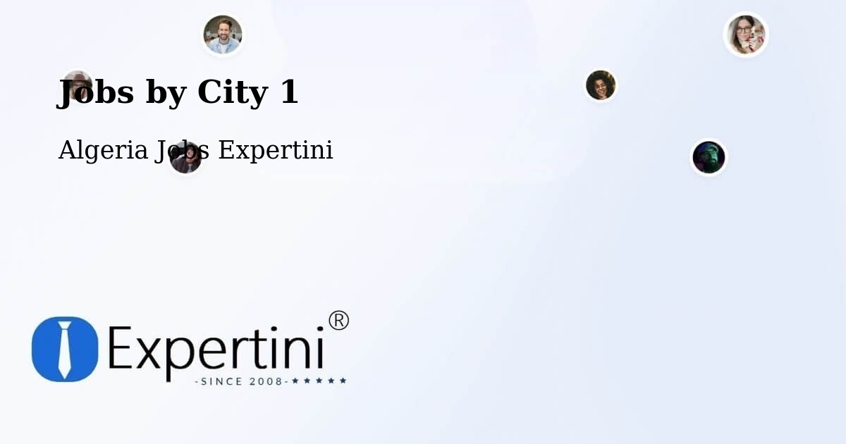 City Jobs in Algeria - Expertini